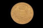 MONACO, 1 x 100 francs or, Albert Ier, 1891, atelier...