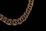 Collier en or jaune 18k (750 millièmes) à maille gourmette...