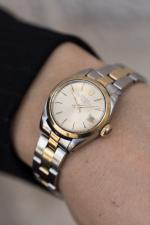 ROLEX. 
Lady Datejust. 
Montre bracelet de dame en acier et...