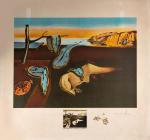 Salvador DALI (1904-1989). 
Persistance de la mémoire. 
Lithographie en couleurs...