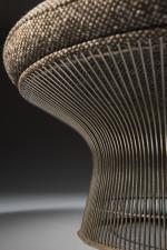 Warren PLATNER (1919-2006), éditions Knoll international. Ottoman, la structure en...