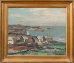 Paul MORCHAIN (1876-1939) Baie du Finistère Huile sur toile signée...