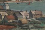 Paul MORCHAIN (1876-1939) Baie du Finistère Huile sur toile signée...