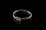 FRED. Bracelet de la collection "Force 10" en acier et...