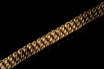 Bracelet à maille américaine en or jaune 18k (750 millièmes).Long....