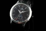 JAEGER-LECOULTRE. Master Control, phase de lune triple calendrier, 140.8.98.S. Montre...