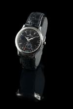 JAEGER-LECOULTRE. Master Control, phase de lune triple calendrier, 140.8.98.S. Montre...