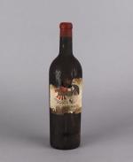 PAUILLAC. Château Mouton Rothschild, Grand Cru Classé, 1924. 1 bouteille...