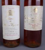 SAUTERNES : -Château de Rayne Vigneau, 1996. 1 bouteille ...