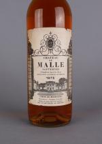 SAUTERNES. Château de Malle, 2ème Cru classé, 1973. 1 bouteille...