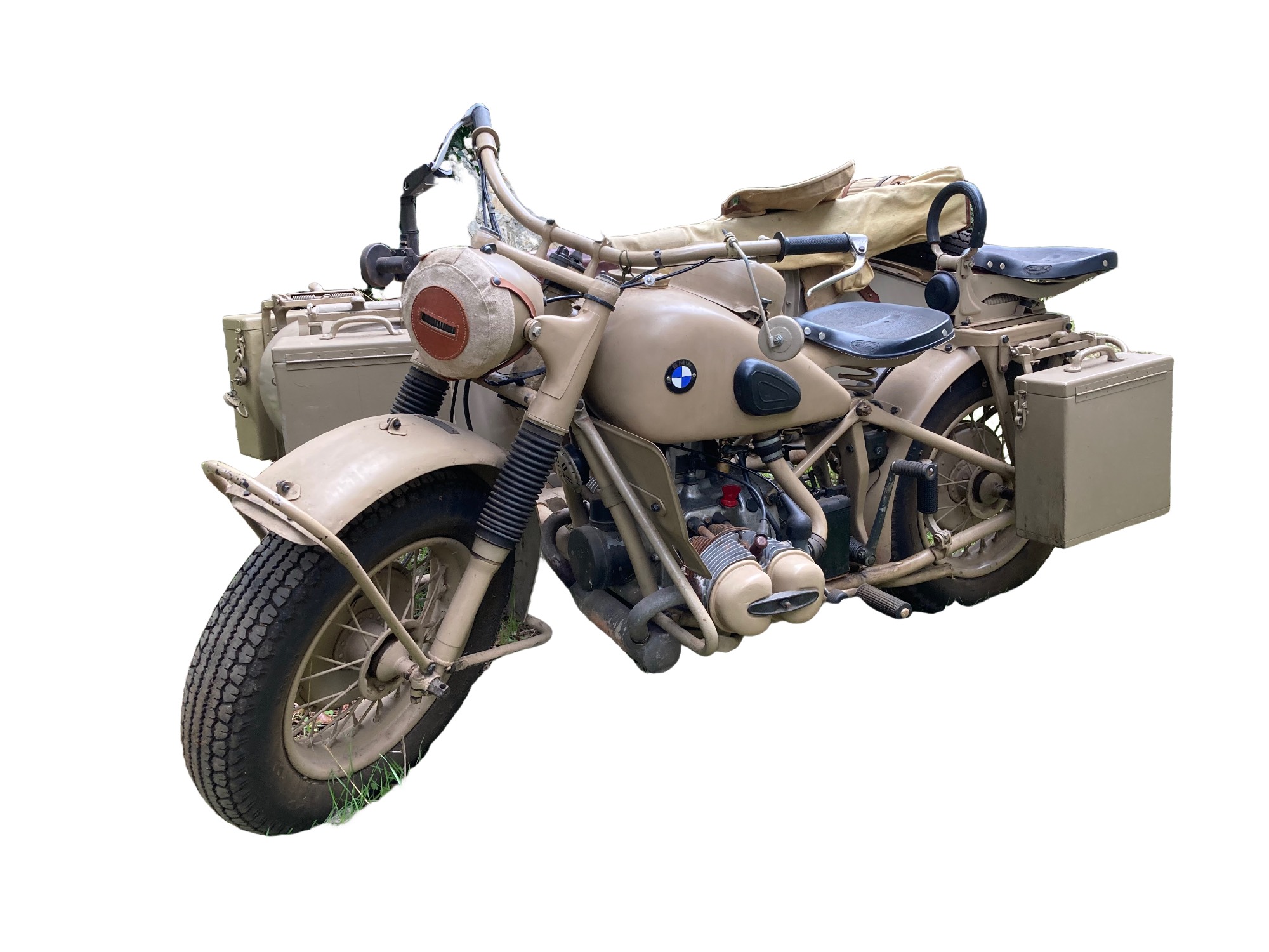 BMW R75 N° 754449 de 1943 Carte grise Française normale...