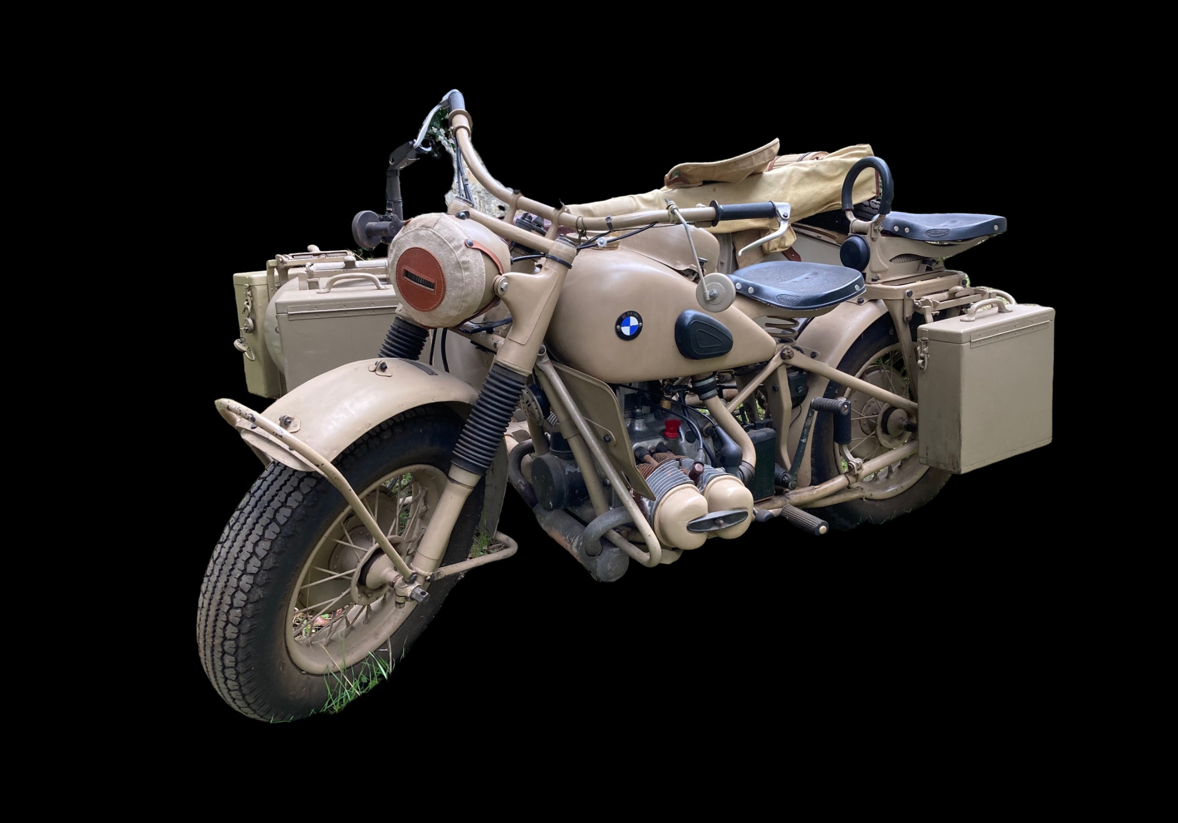 BMW R75 N° 754449 de 1943 Carte grise Française normale...