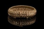 Bracelet en or jaune 18k (750 millièmes) à maille américaine....