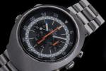 OMEGA. «Flightmaster Chronographe» ref 145026. Chronographe bracelet modèle en acier,...