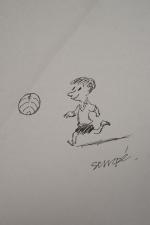 Jean-Jacques SEMPE dit SEMPE (1932-2022). 
Le petit Nicolas. 
Encre de...