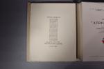 MAC ORLAN, Pierre. 
Les Africains. Vie pittoresque et sentimentale de...