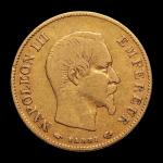 FRANCE, 1 x 10 francs or, 1859. 

Lot conservé hors...