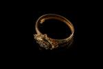 Bracelet en or jaune 18K (750 millièmes) orné d'un élément...