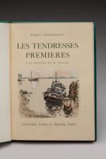 VERHAEREN, Emile Les tendresses premières Illustrations d'Henri Cassiers. Paris, Piazza,...