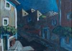 Auguste CHABAUD (1882-1955). 
Ruelle d'un village dans le sud de...