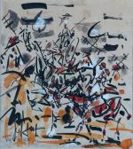 Gen PAUL (1895-1975). 
Don Quichotte et Sancho Panza. 
Gouache sur...