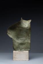 Igor MITORAJ (1944-2014). 
Asclepios. 
Bronze à patine verte signé devant...