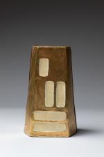 Mithé ESPELT (1923-2020). Pied de lampe modèle "Pyramide" en céramique...