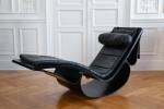 Oscar NIEMEYER (1907-2012), éditions Fasem. 
Chaise longue à bascule modèle...