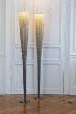 Marc STADLER (né en 1946), éditions Foscarini. 
Lampadaire modèle "Mite...