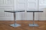 Philippe STARCK (né en 1949), éditions Kartell. Paire de tables...