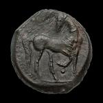 Carthage, deuxième guerre punique, trihémishekel, vers 203-201 av. J.-C.

Provenance :...