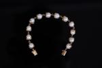 Bracelet de perles de culture en or jaune 18k (750...