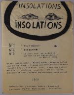 Pierre ALECHINSKY (né en 1927). "Insolations". Encre de Chine sur...