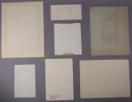 Lot comprenant 15 oeuvres gravures surréalistes, dont Susana Wald, Etienne...