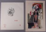 Lot comprenant quatre gravures dont Philippe Routier. 

On joint :...