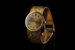 ROLEX. Montre bracelet de dame en or jaune 18k (750...