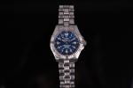 BREITLING. Montre "Superocean" 476890, 17380. Le boîtier rond en acier,...