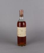 SAUTERNES. Château Rieussec, 1er Cru Classé, 1962. 1 bouteille (niveau...