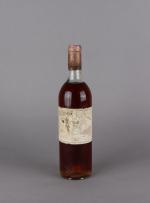 SAUTERNES. Château Rieussec, 1er Cru Classé, 1960. 1 bouteille (niveau...