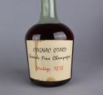 COGNAC. Otard Vintage, 1878. 1 bouteille (niveau : 6 cm...