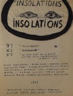 Pierre ALECHINSKY (né en 1927). "Insolations". Encre de Chine sur...